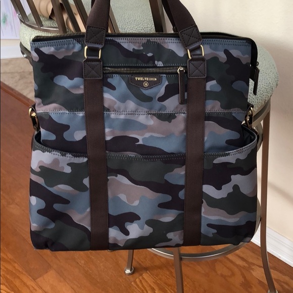 twelve little camo diaper bag